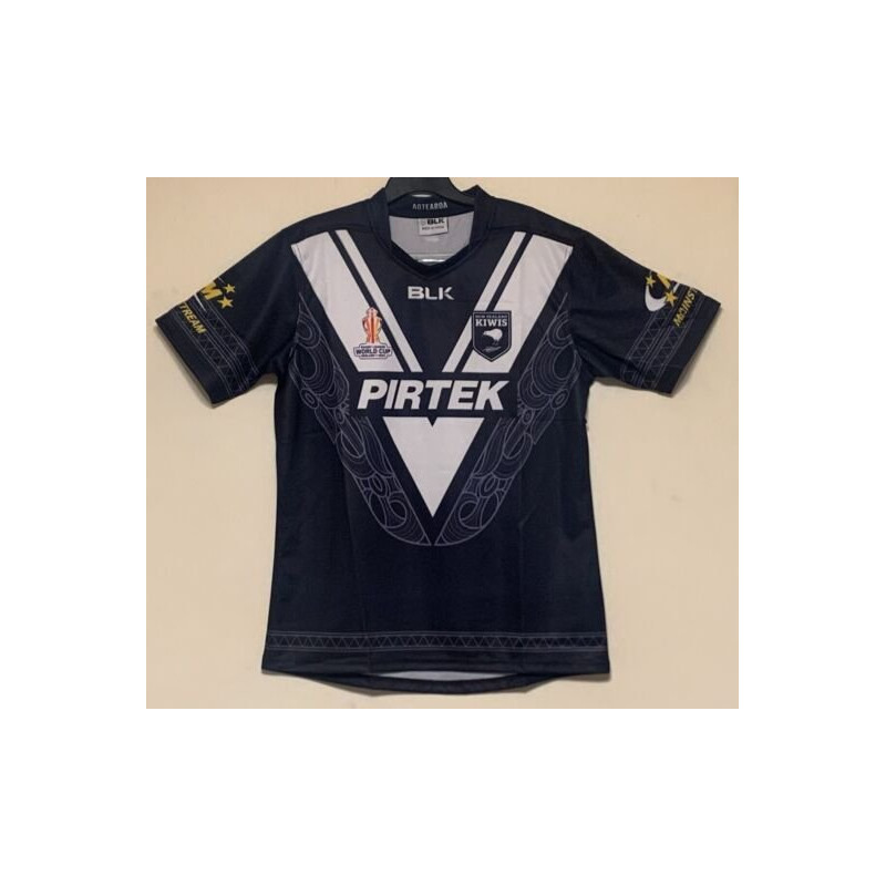 NEW ZEALAND KIWIS RUGBY LEAGUE WORLD CUP 2022 JERSEY