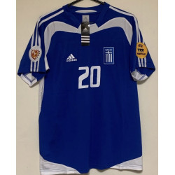 KARAGOUNIS 2004 EURO GREECE HOME JERSEY