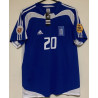 KARAGOUNIS 2004 EURO GREECE HOME JERSEY