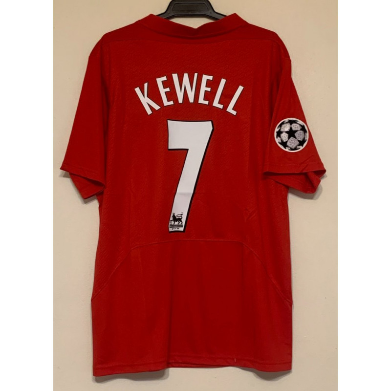 HARRY KEWELL 2005 LIVERPOOL CHAMPIONS LEAGUE FINAL JERSEY