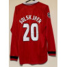 SOLSKJAER 1999 MAN U LONG SLEEVE CHAMPIONS LEAGUE JERSEY