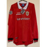 SOLSKJAER 1999 MAN U LONG SLEEVE CHAMPIONS LEAGUE JERSEY