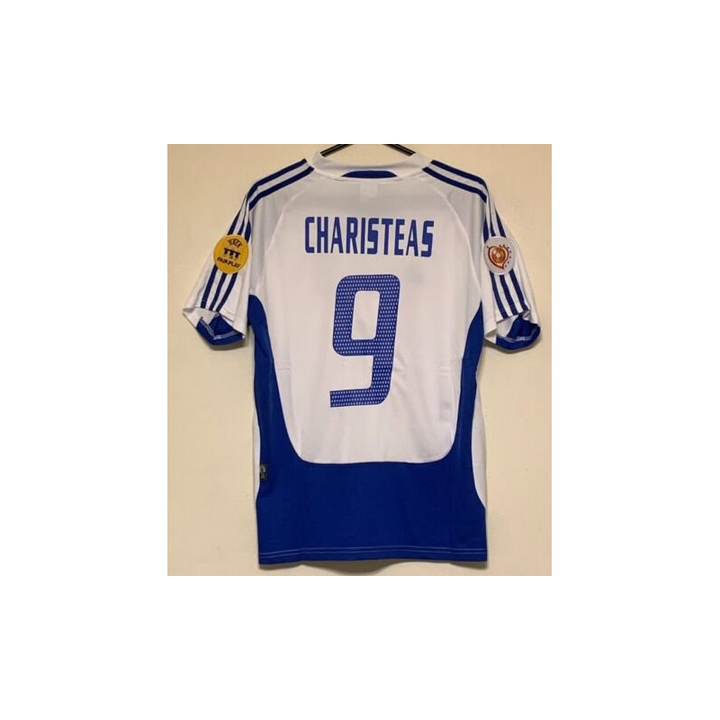 CHARISTEAS 9 GREECE 2004 EURO CUP JERSEY