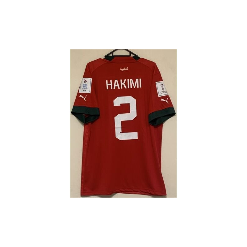 MOROCCO HAKIMI FIFA 22 WORLD CUP JERSEY