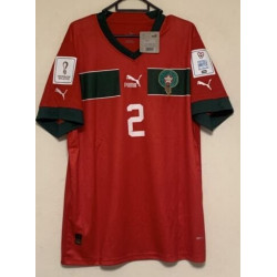 MOROCCO HAKIMI FIFA 22 WORLD CUP JERSEY