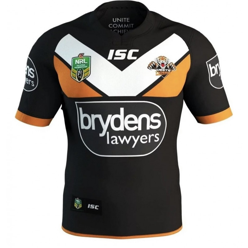 WEST TIGERS MEN NRL JERSEY SMALL SIZE