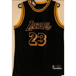 LEBRON JAMES 23 LA LAKERS BLACK JERSEY