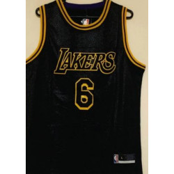 LEBRON JAMES 6 LA LAKERS BLACK JERSEY