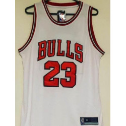 JORDAN BULLS 23 WHITE JERSEY