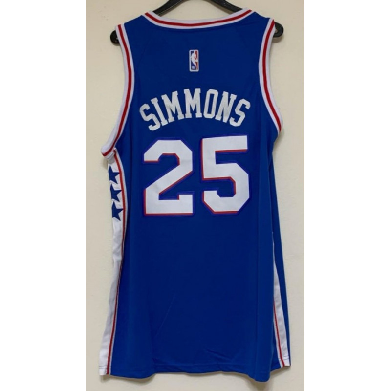 SIMMONS 76ERS ADULT BLUE JERSEY