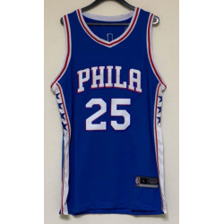 SIMMONS 76ERS ADULT BLUE JERSEY