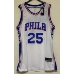 SIMMONS 76ERS ADULT WHITE JERSEY