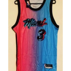 WADE MIAMI HEAT PINK AND BLUE JERSEY