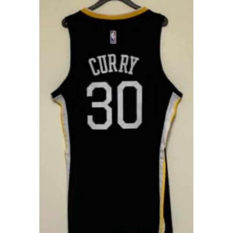 CURRY 30 GOLDEN STARE WARRIORS BLACK JERSEY