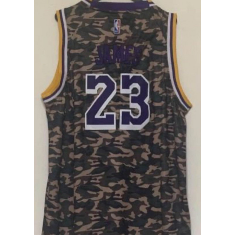 LEBRON JAMES LAKERS CAMO 23 JERSEY