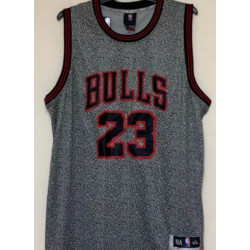 JORDAN BULLS 23 GREY JERSEY