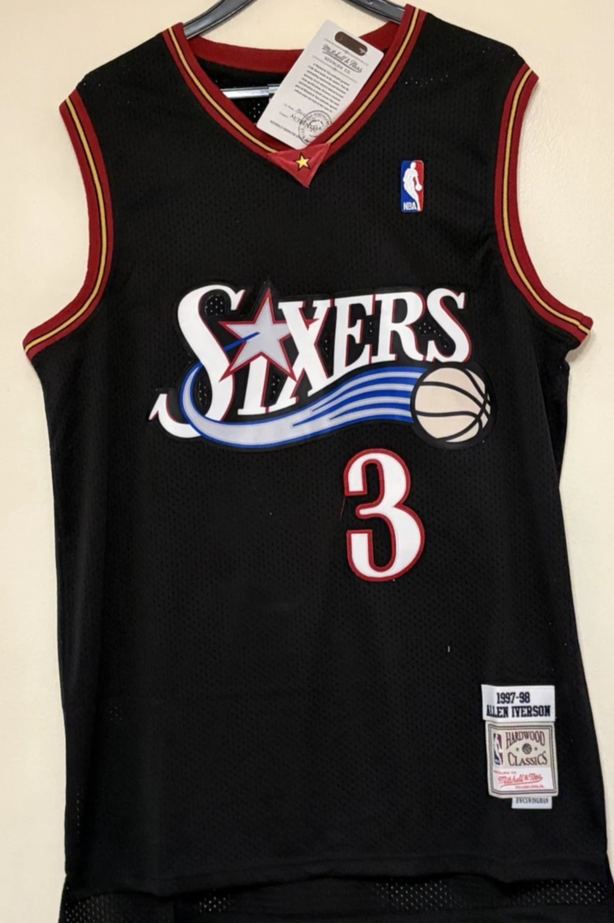 ALLEN IVERSON 1997/98 76ERS RETRO JERSEY
