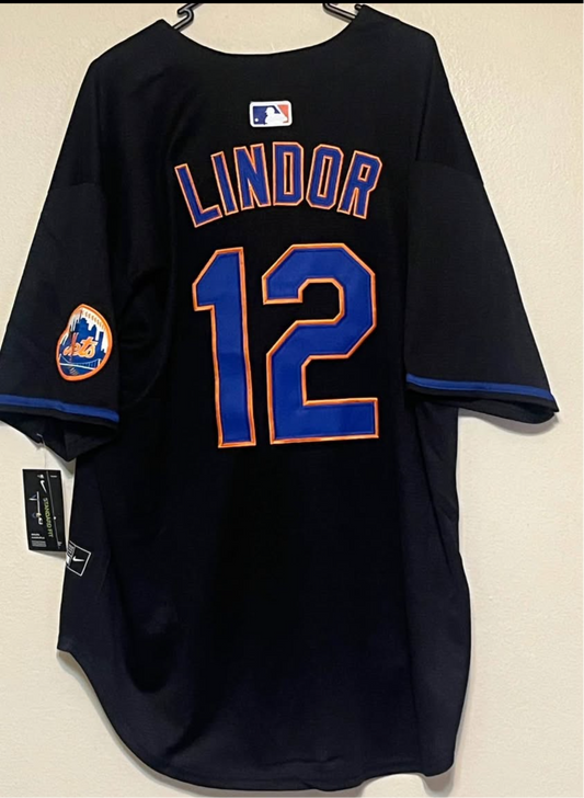 LINDOR METS BASEBALL JERSEY