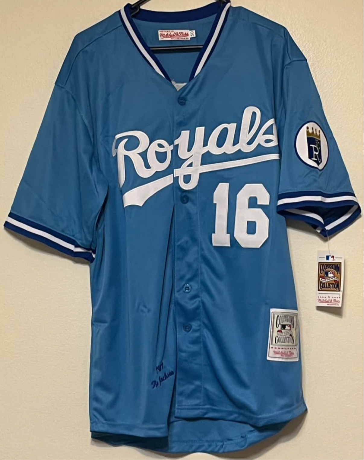 BO JACKSON ROYALS BASEBALL JERSEY