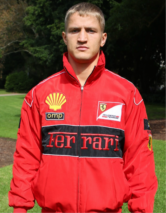 FERRARI RED WINTER RACING JACKET