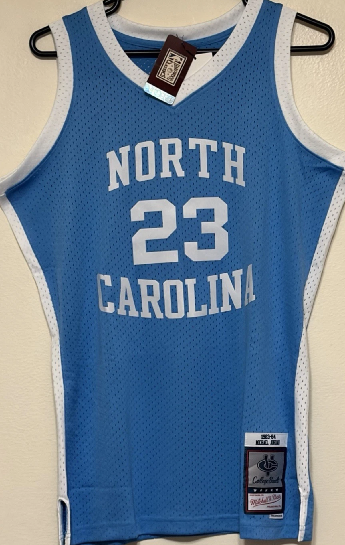 JORDAN NORTH CAROLINA COLLEGE JERSEY