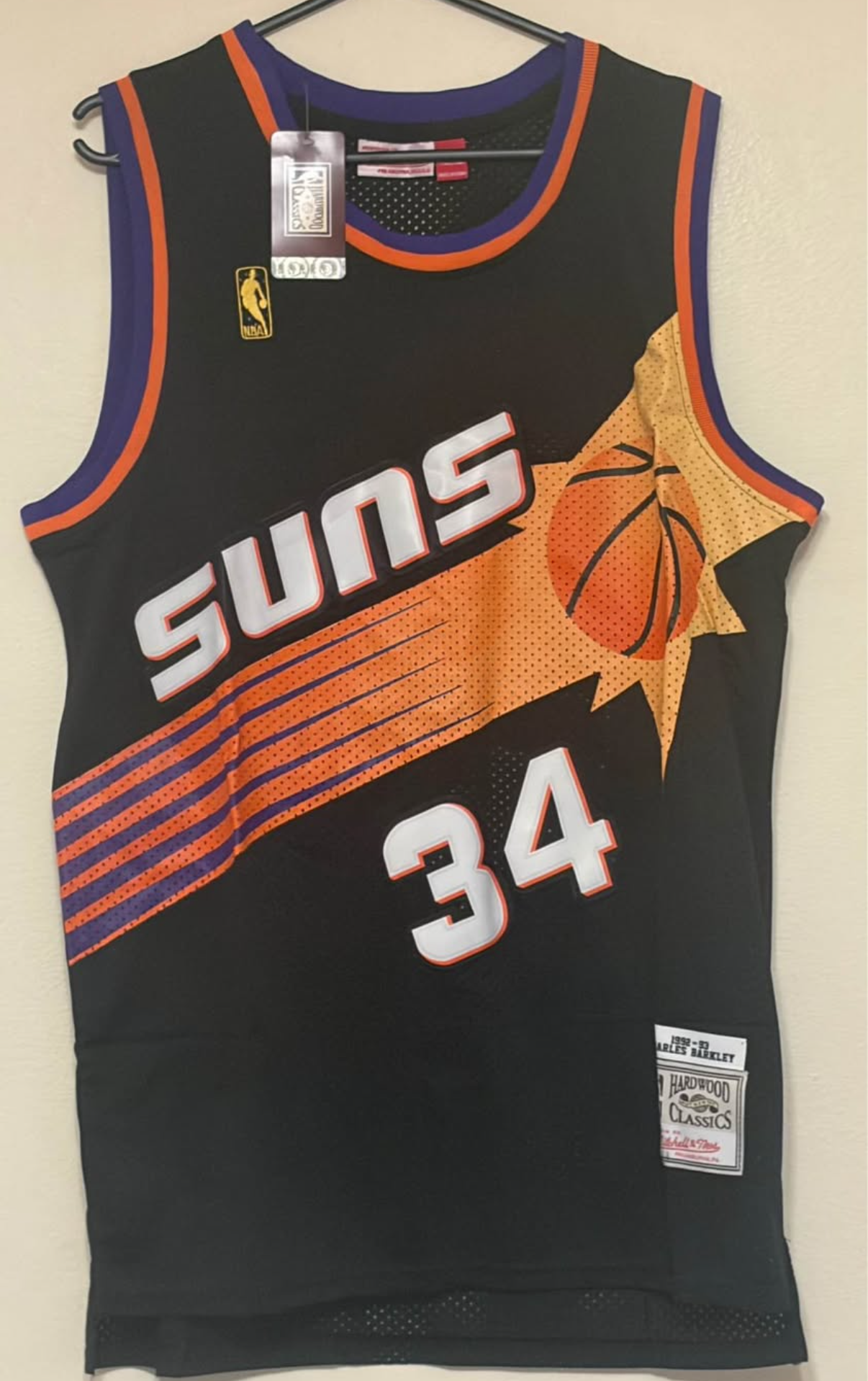 CHARLES BARKLEY 1992/93 PHOENIX SUNS RETRO JERSEY