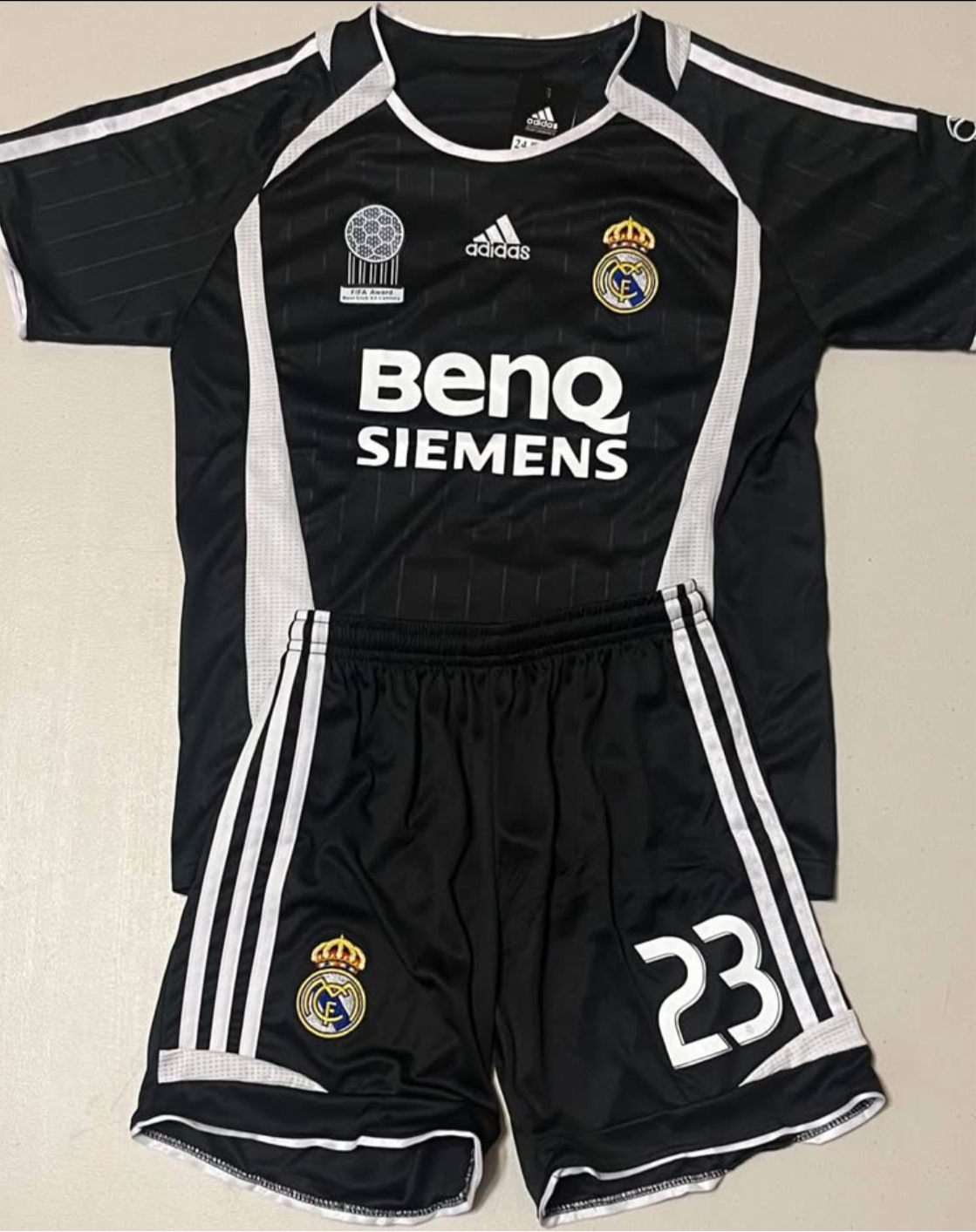 BECKHAM REAL MADRID RETRO KIDS SET
