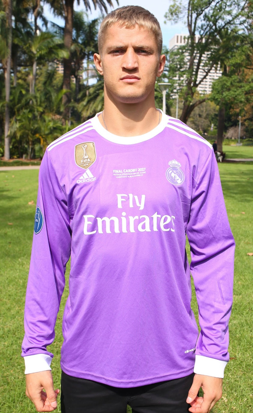 CRISTIANO RONALDO 16/17 LONG SLEEVE REAL MADRID CHAMPIONS LEAGUE FINAL JERSEY