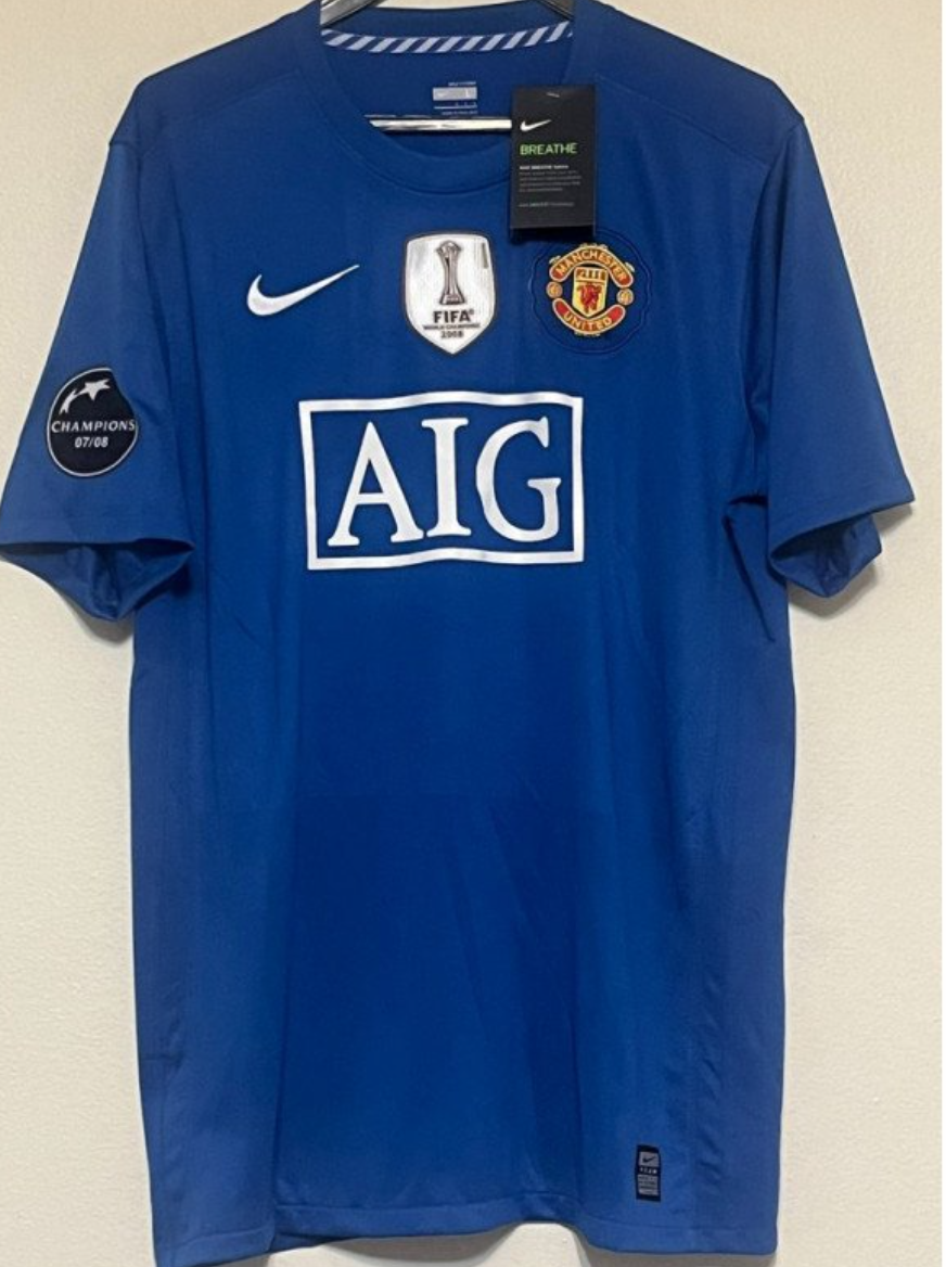 CRISTIANO RONALDO MAN U 2008 FIFA WORLD CLUB CHAMPIONS JERSEY