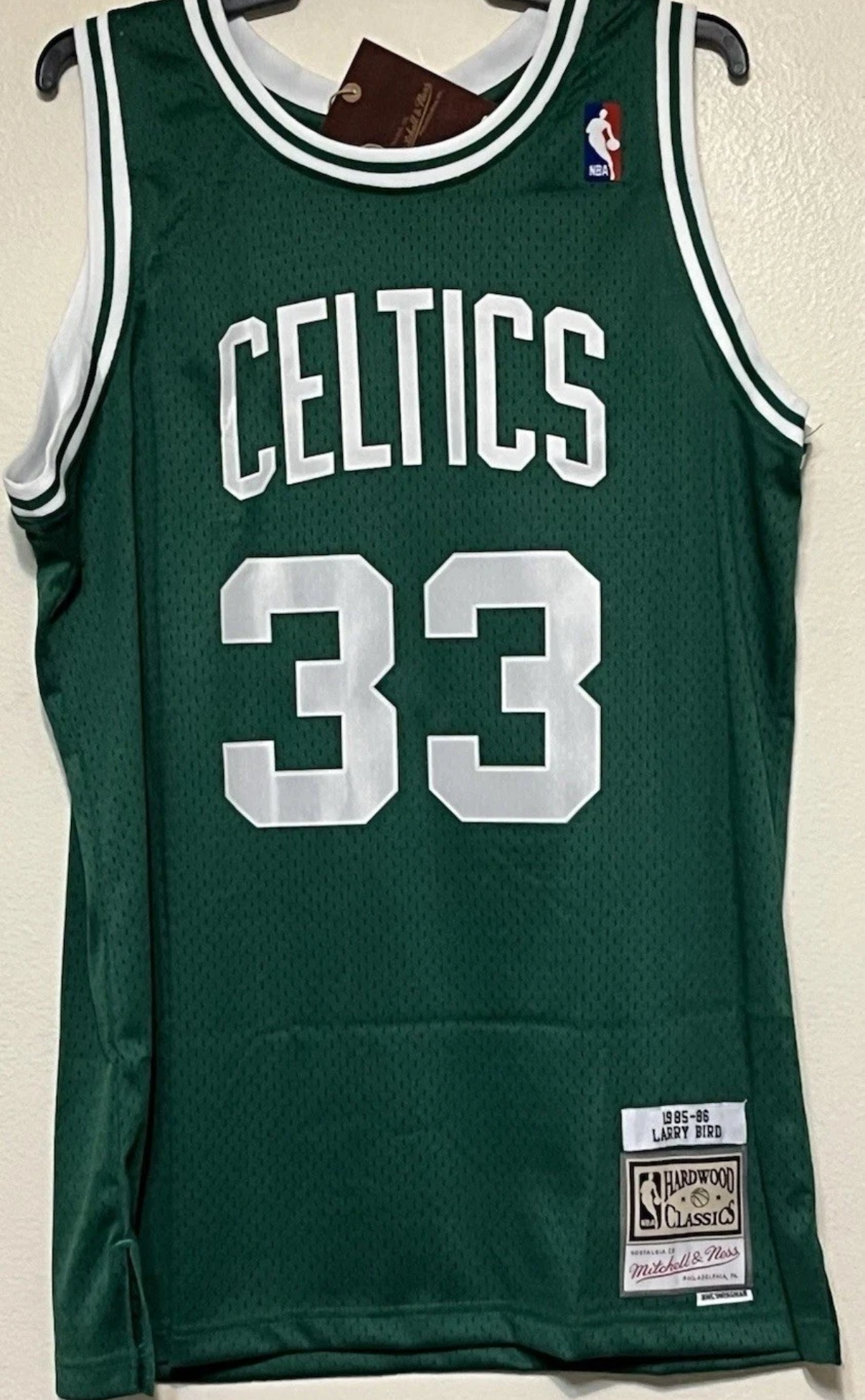 LARRY BIRD 1985/1986 BOSTON CELTICS JERSEY