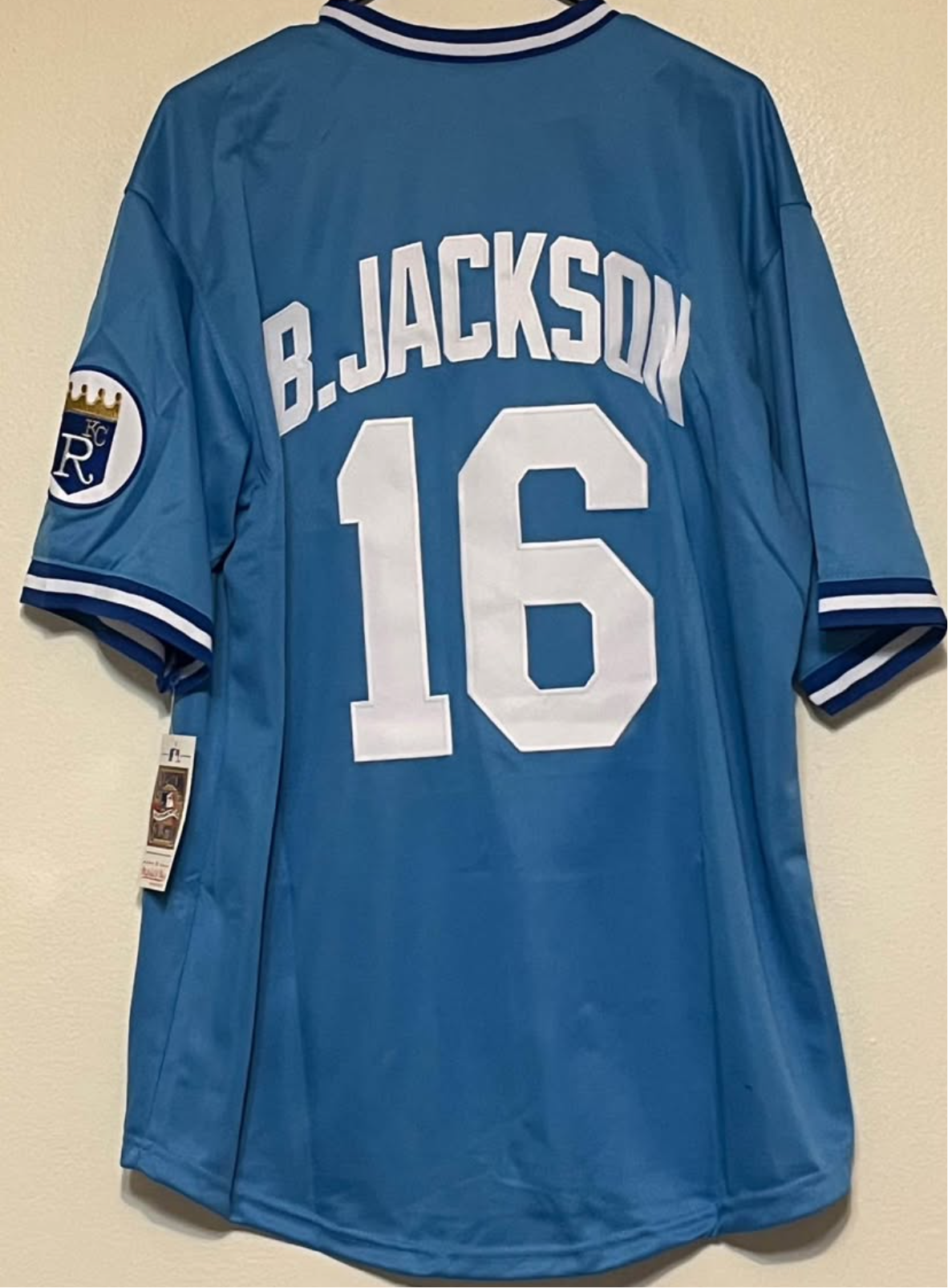 BO JACKSON ROYALS BASEBALL JERSEY