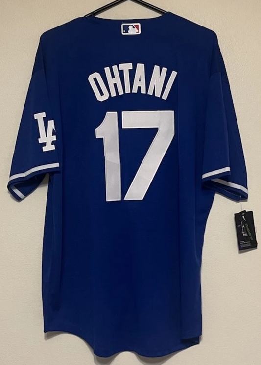 OHTANI BLUE LA DODGERS BASEBALL JERSEY