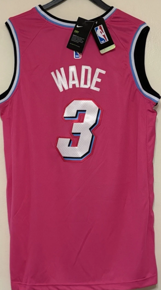 DWYANE WADE MIAMI PINK JERSEY