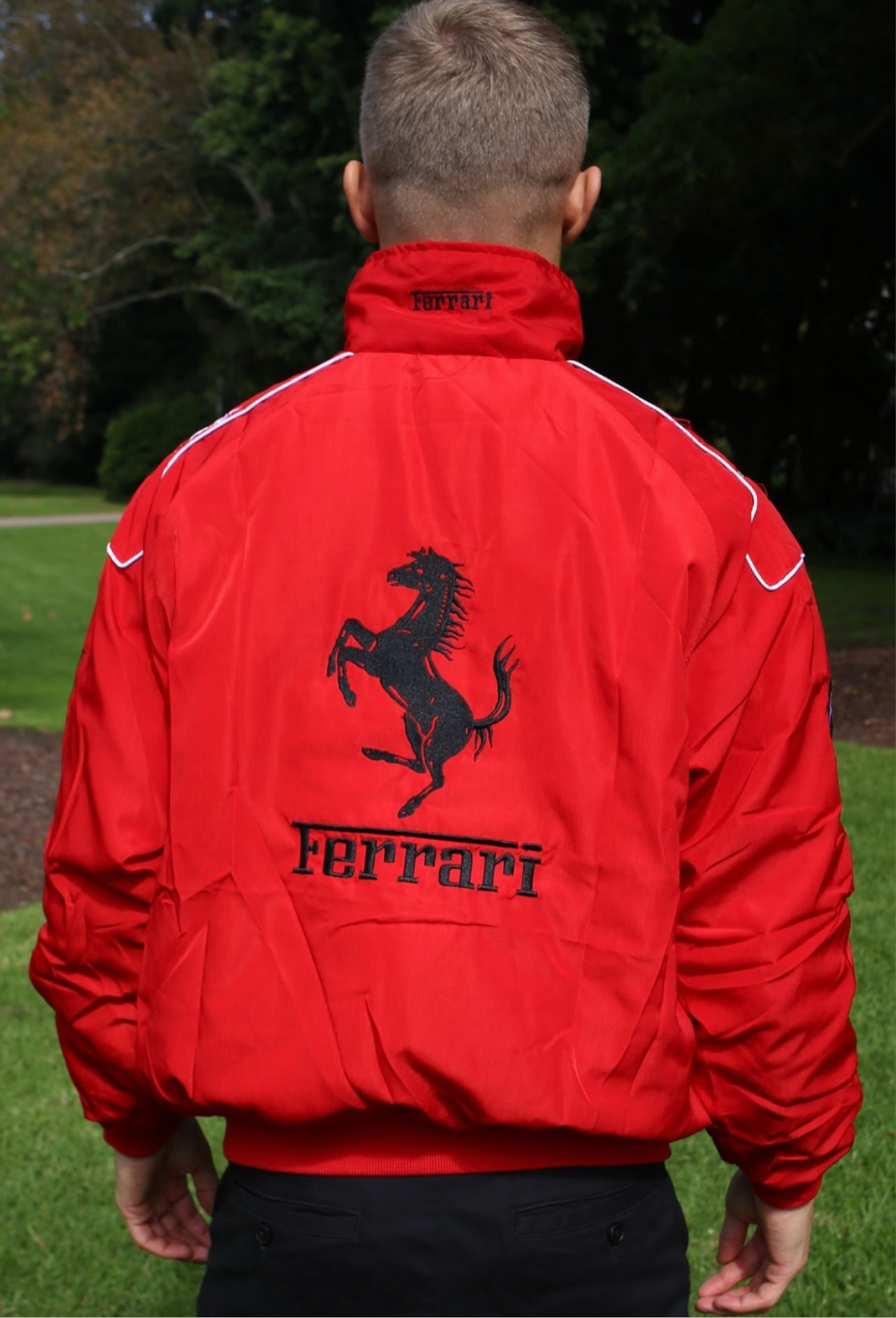 FERRARI RED WINTER RACING JACKET