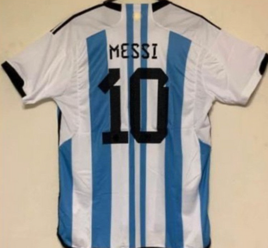 LIONEL MESSI ARGENTINA 2022 FIFA WORLD CUP JERSEY