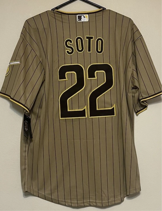 SOTO SAN DIEGO BASEBALL JERSEY