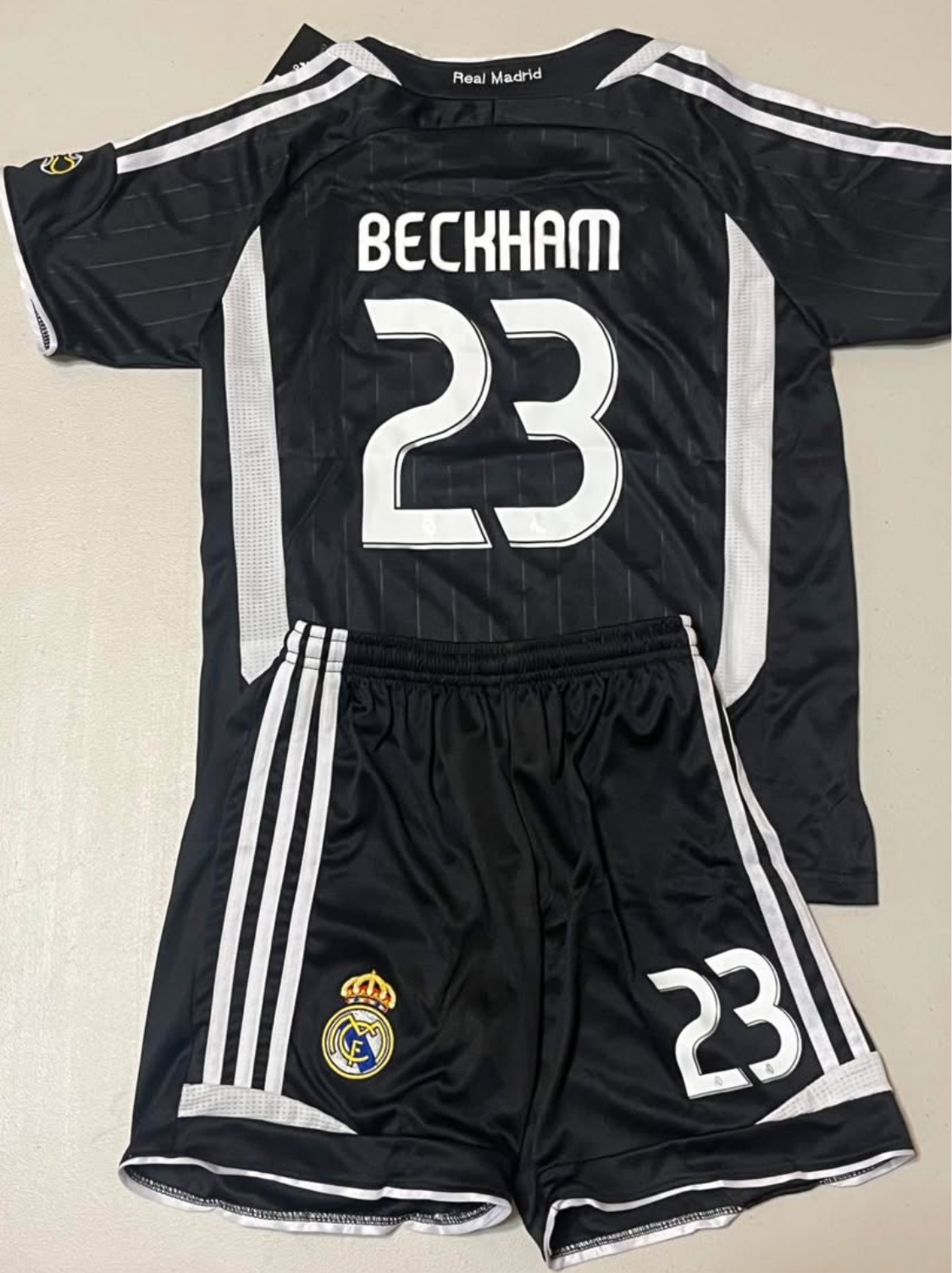 BECKHAM REAL MADRID RETRO KIDS SET