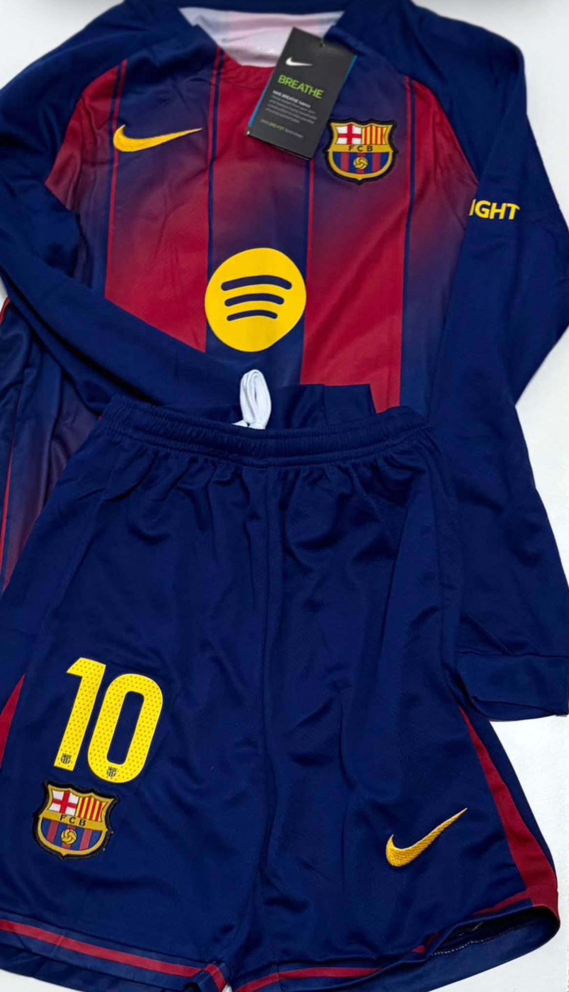 LAMINE YAMAL BARCELONA 25/26 LONG SLEEVE KIDS SET