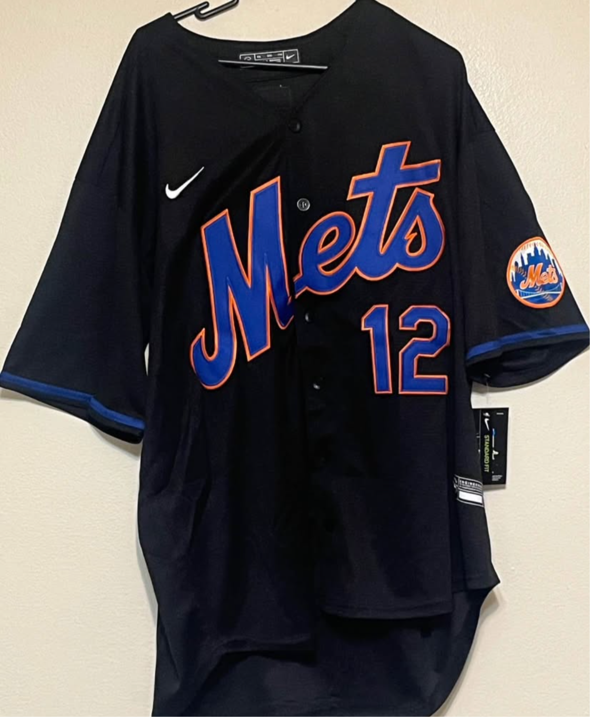 LINDOR METS BASEBALL JERSEY