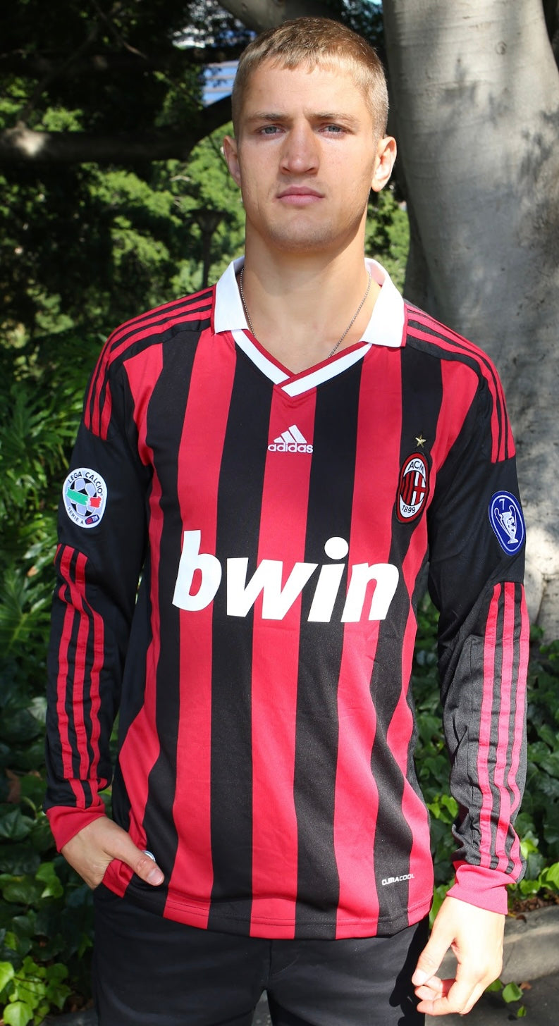 DAVID BECKHAM AC MILAN LONG SLEEVE