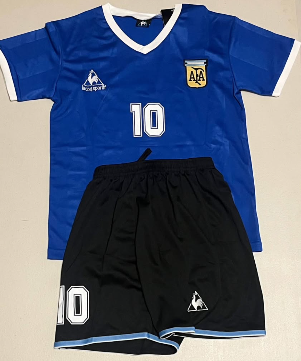MARADONA 1986 ARGENTINA AWAY KIDS SET