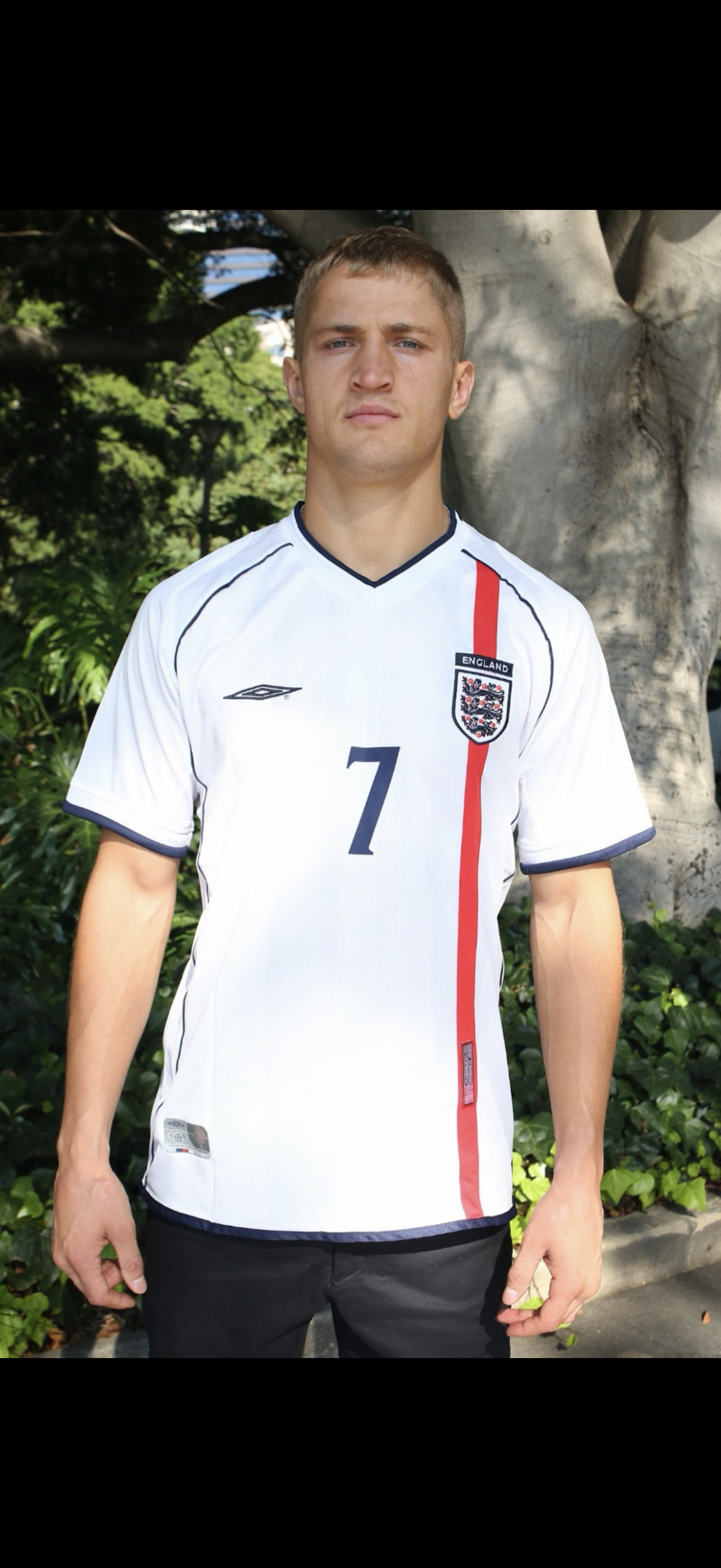 DAVID BECKHAM 02 W CUP MEN JERSEY