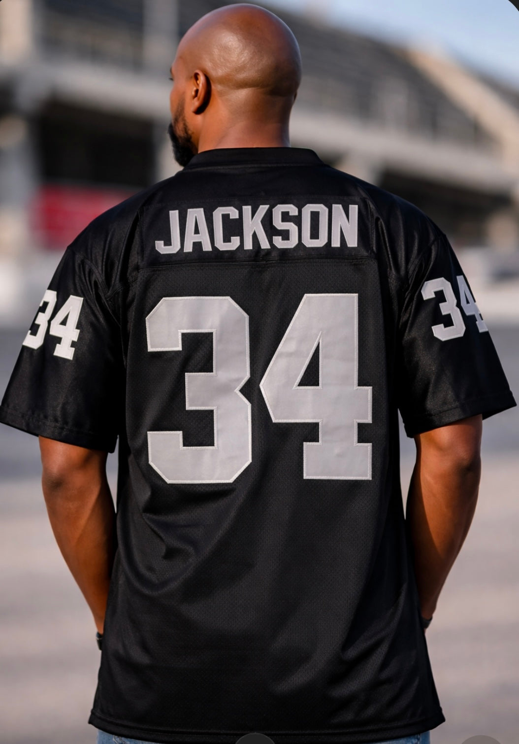 BO JACKSON RAIDERS 1987 NFL RETRO JERSEY