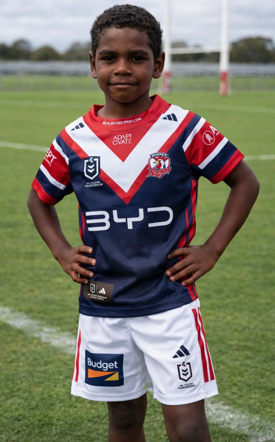 SYDNEY ROOSTERS 2026 NRL KIDS HOME SET