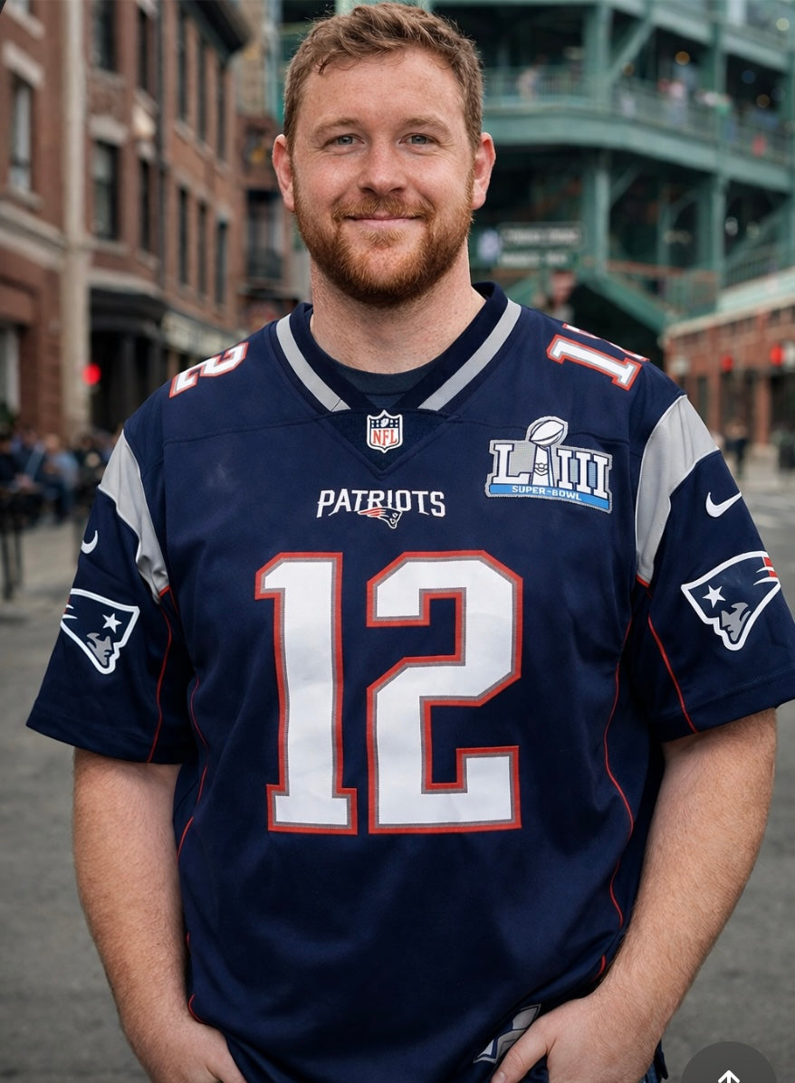 TOM BRADY NFL SUPERBOWL JERSEY
