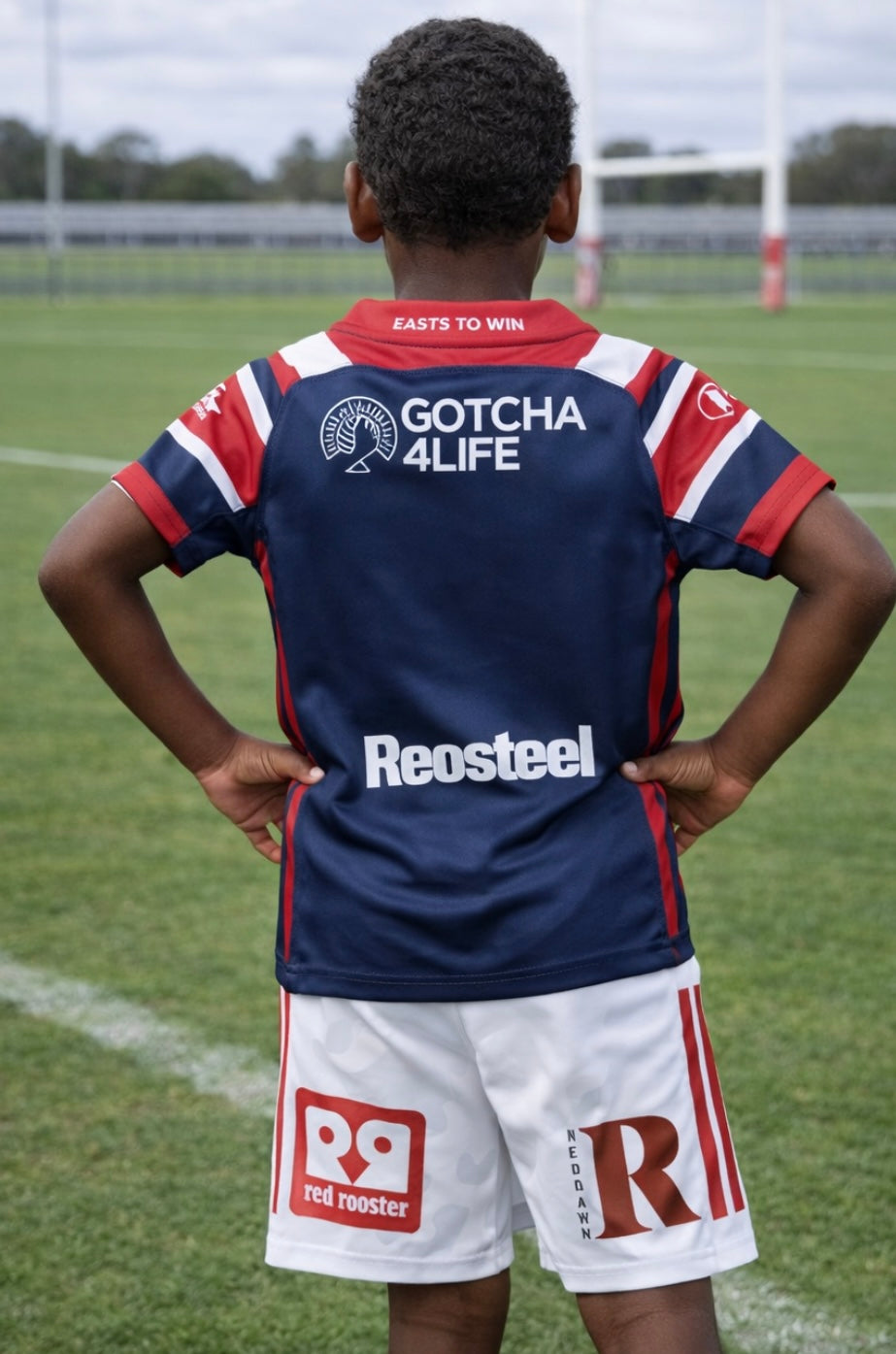 SYDNEY ROOSTERS 2026 NRL KIDS HOME SET
