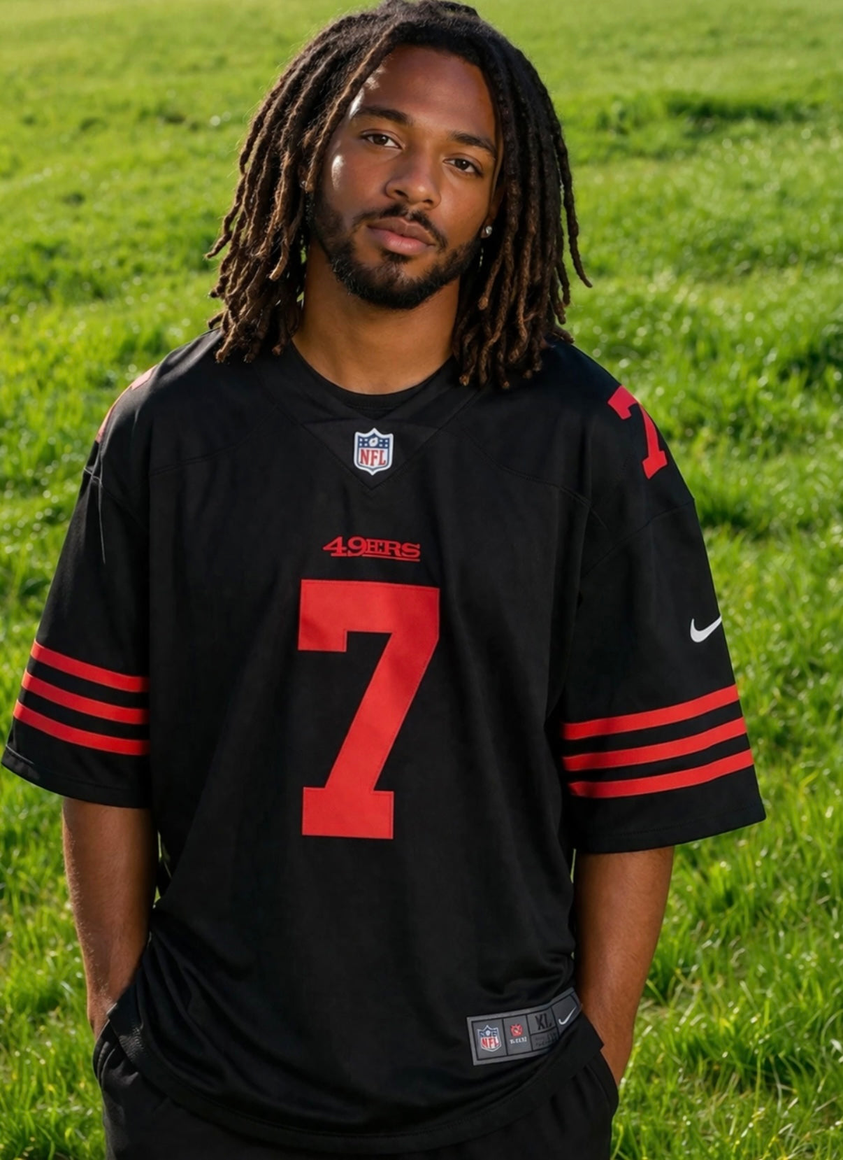 COLIN KAEPERNICK 49ERS BLACK JERSEY
