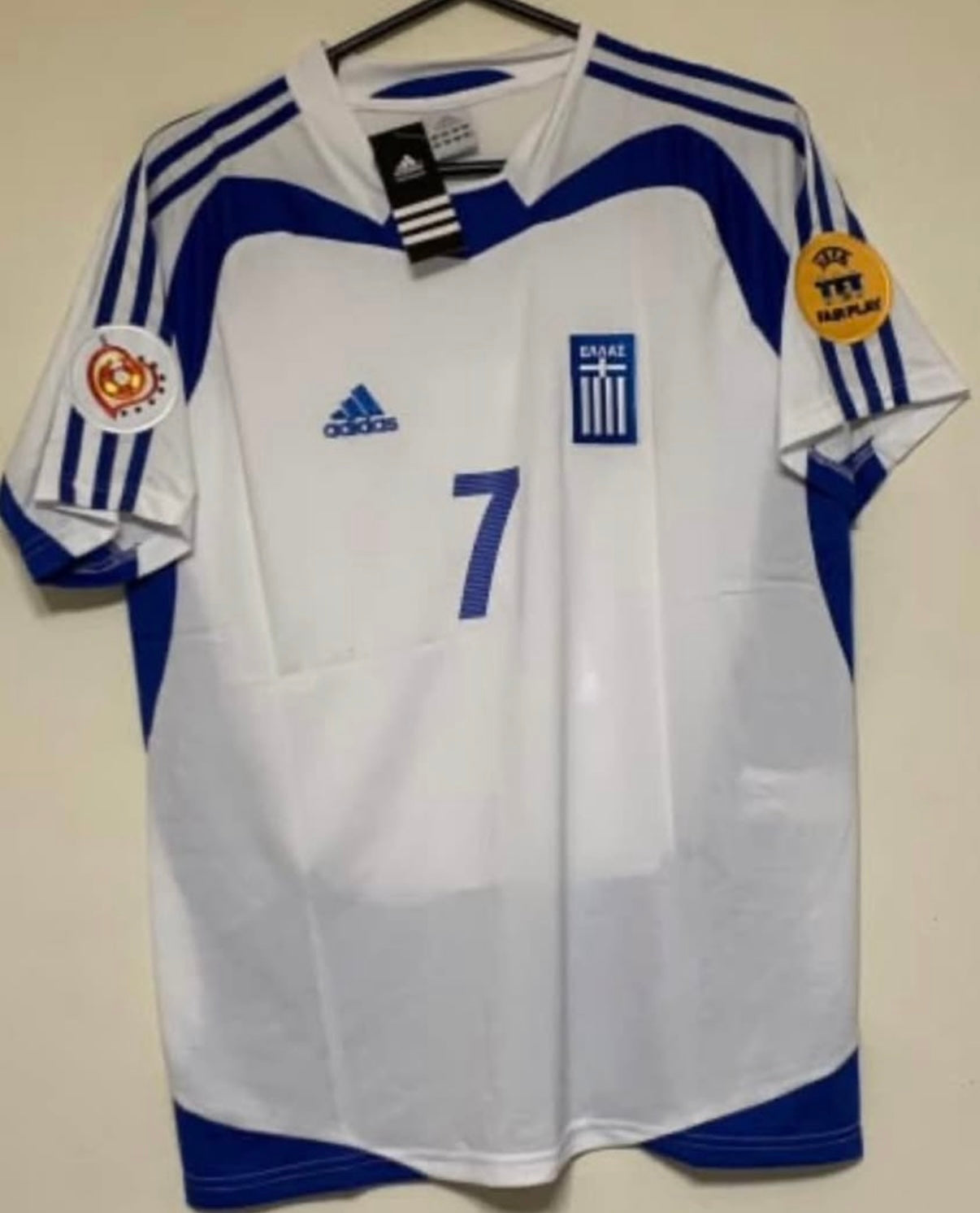 ZAGORAKIS 2004 GREECE EURO AWAY JERSEY