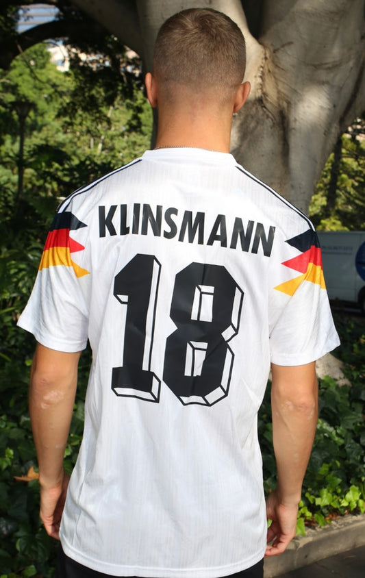 KLINSMANN 1990 WEST GERMANY WORLD CUP JERSEY