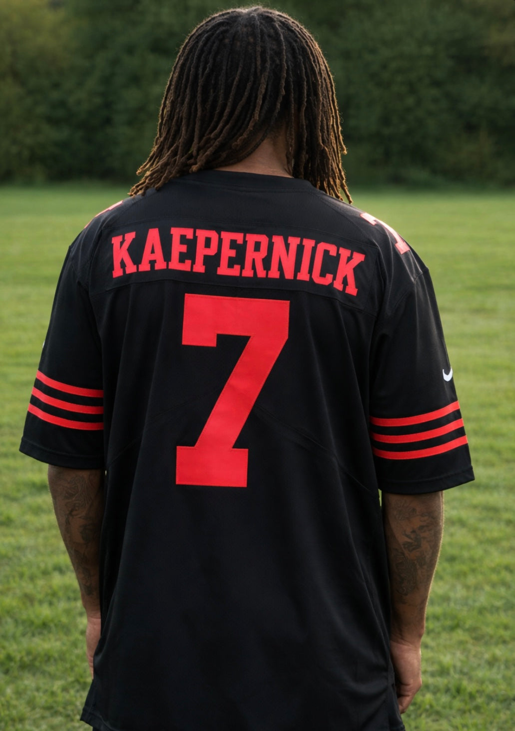 COLIN KAEPERNICK 49ERS BLACK JERSEY